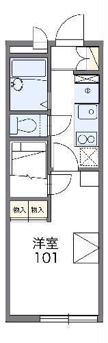 レオパレスやまももの間取り写真