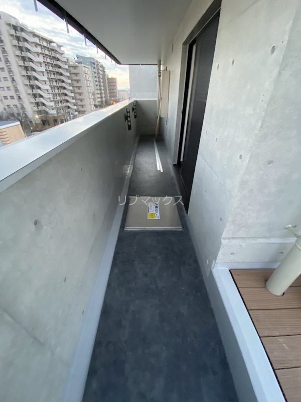 バルコニー　※建設時写真