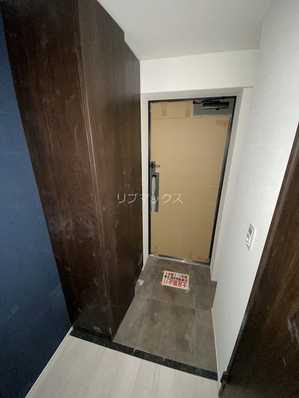 玄関　※建設時写真