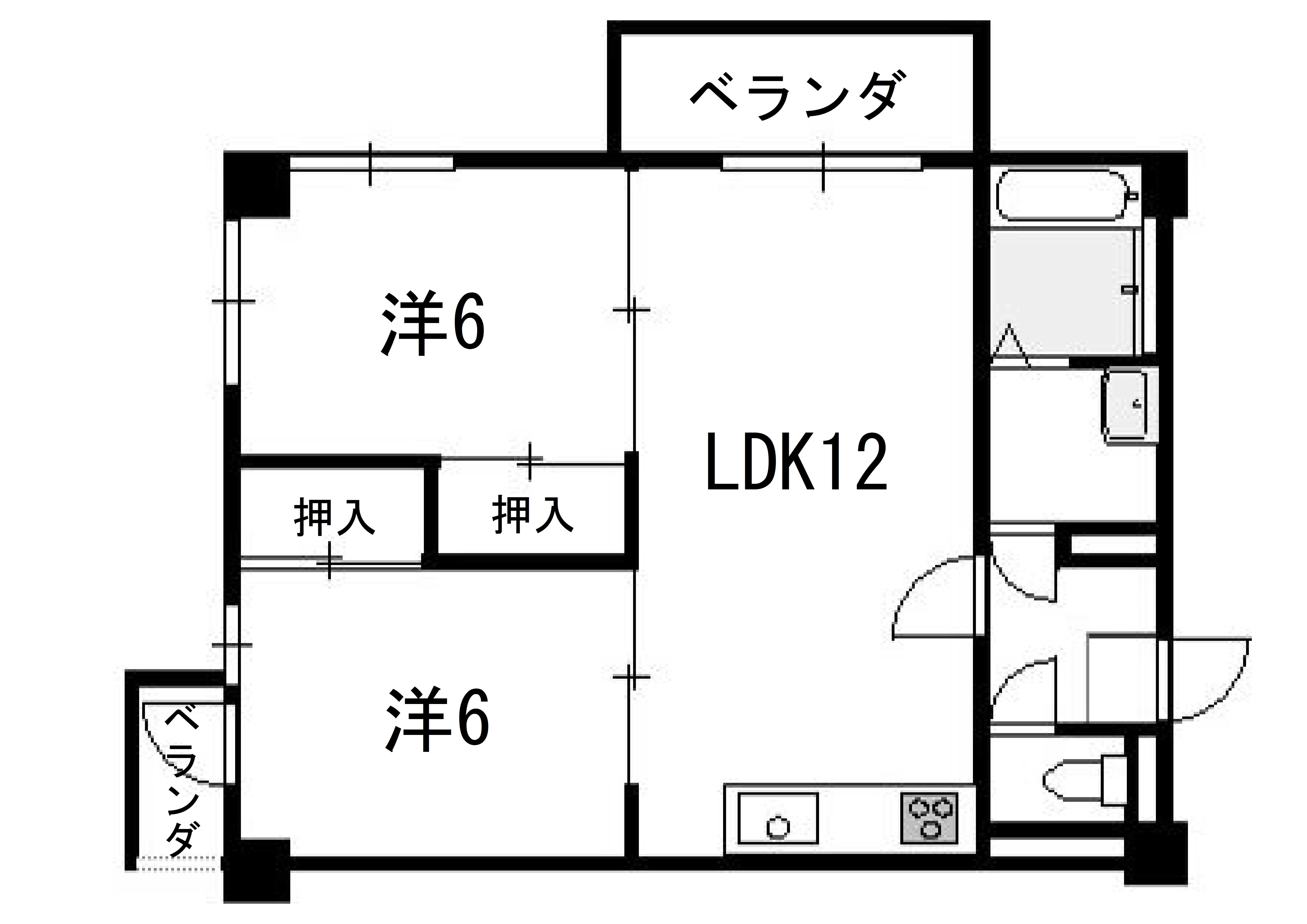 藤和花畑コープの間取り