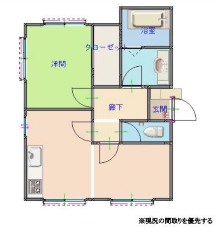 【シェリー西谷の間取り】