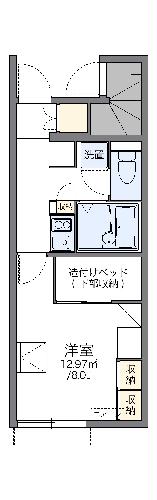 レオパレスグランヴェールの間取り