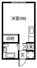 ヴィラナリ―旭川Ａ棟の間取り