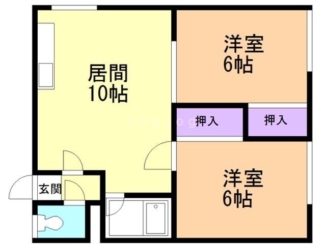 ハイツおおのの間取り