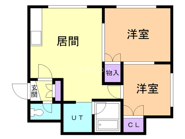 アーバンヒルズ朝里の間取り