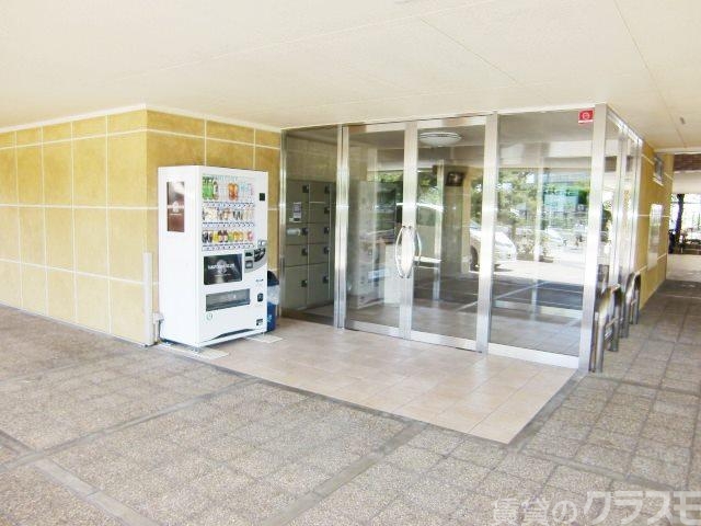 セキュリティ　エントランスはこちらです！