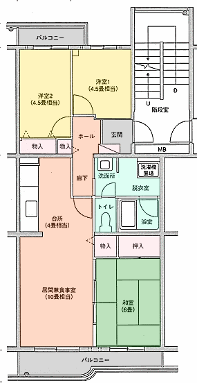 シーブリーズ金沢4の間取り