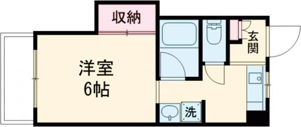 八王子市大塚のマンションの間取り