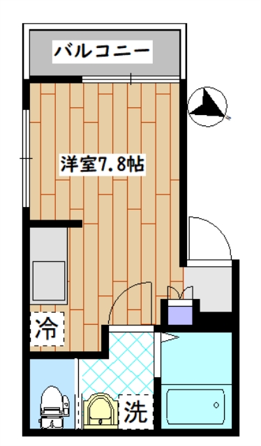 川崎市川崎区小田栄のマンションの間取り