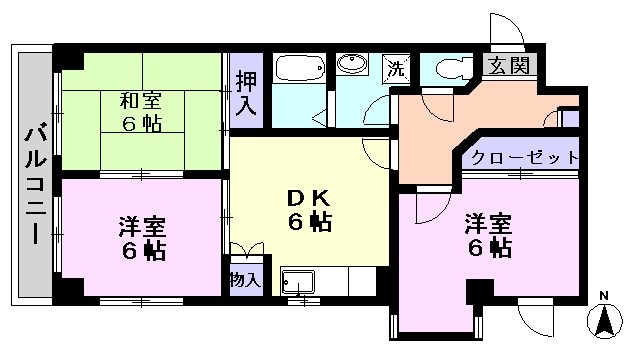 ビュークレストの間取り