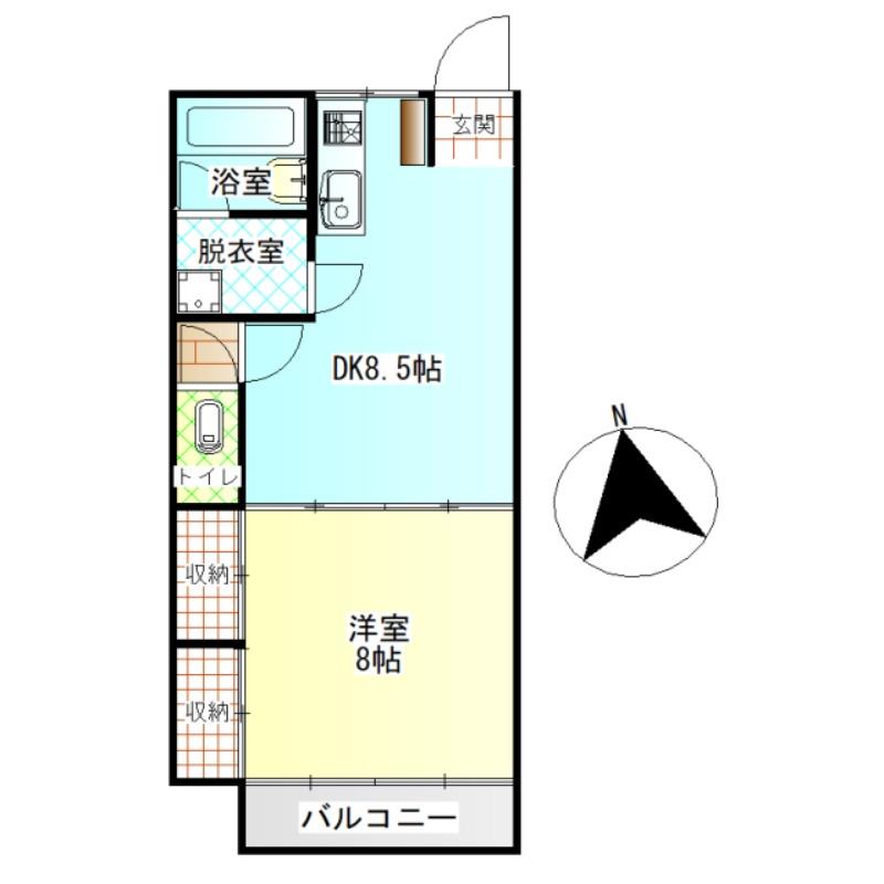 丸源コーポの間取り