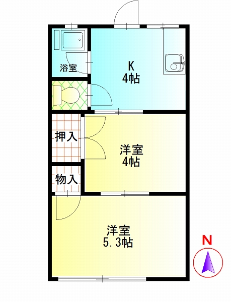 エースハイムの間取り