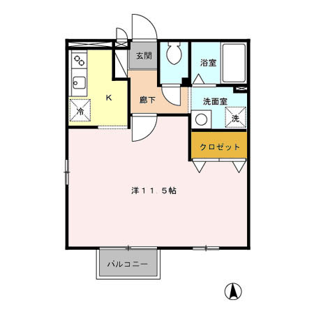 【ブランシェ共栄の間取り】