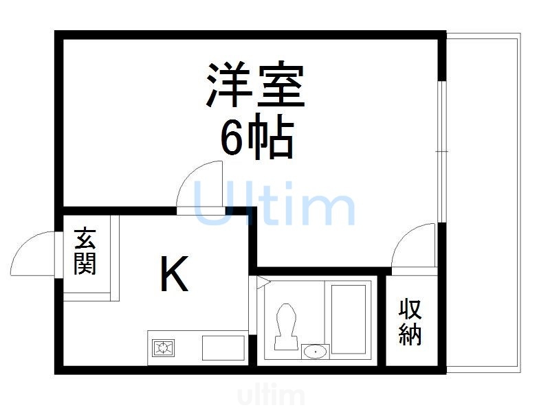 ラトゥール西院の間取り