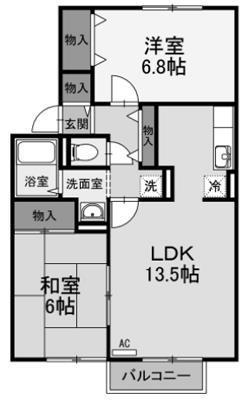 リッツハウス田中の間取り