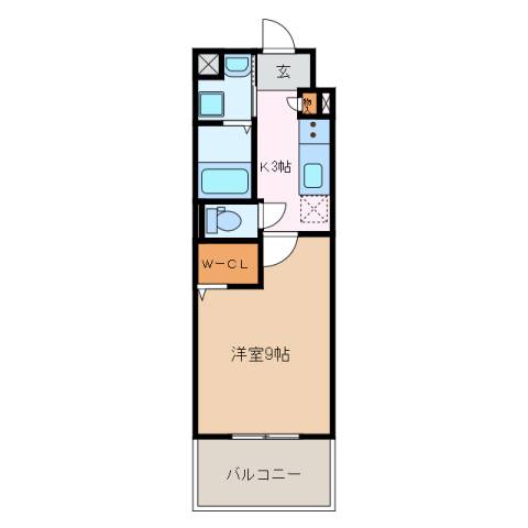 津市久居新町のマンションの間取り