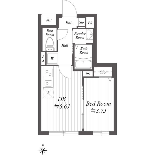 【プラティーク住吉の間取り】