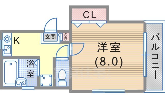 ピースハイツの間取り