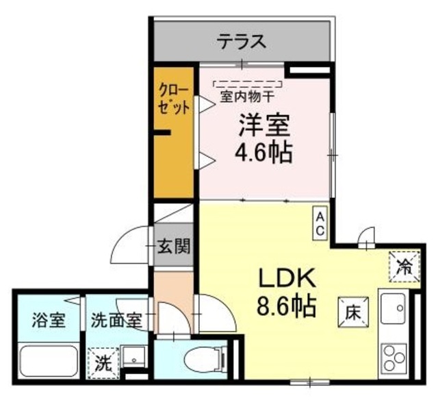 パティオ果山の間取り