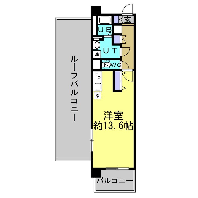 キャッスル常滑　西棟の間取り