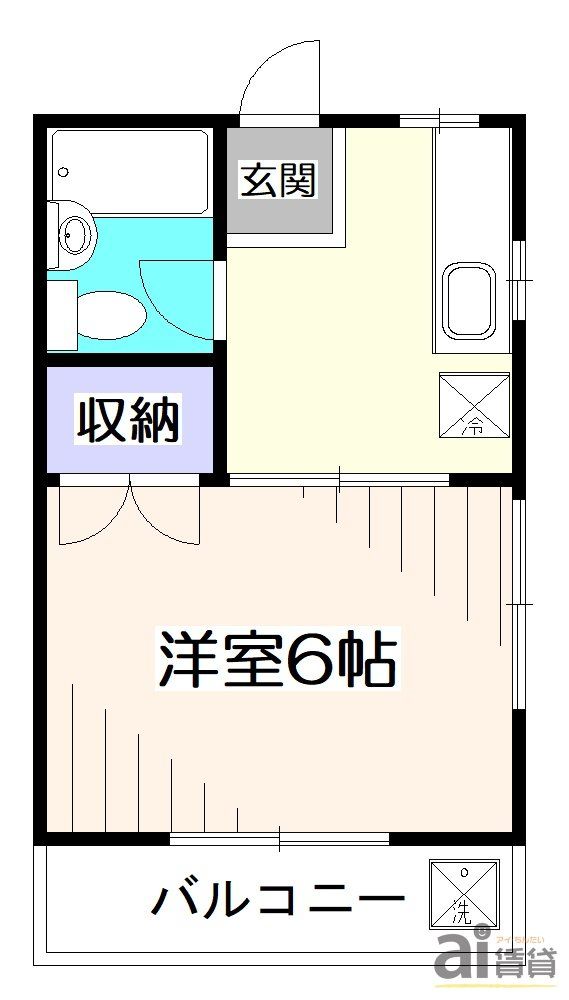 東村山市萩山町のアパートの間取り