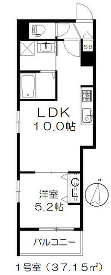 ＡＶＥＮＩＲ　住吉の間取り