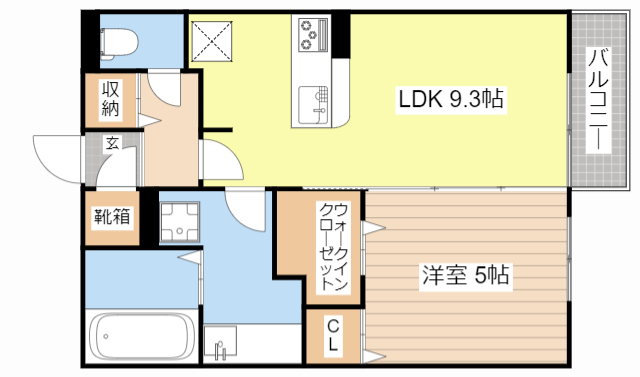 アラモードの間取り