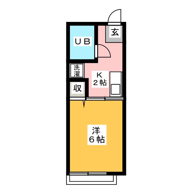 しののめ荘２の間取り