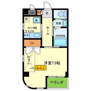 芦屋市親王塚町のマンションの間取り