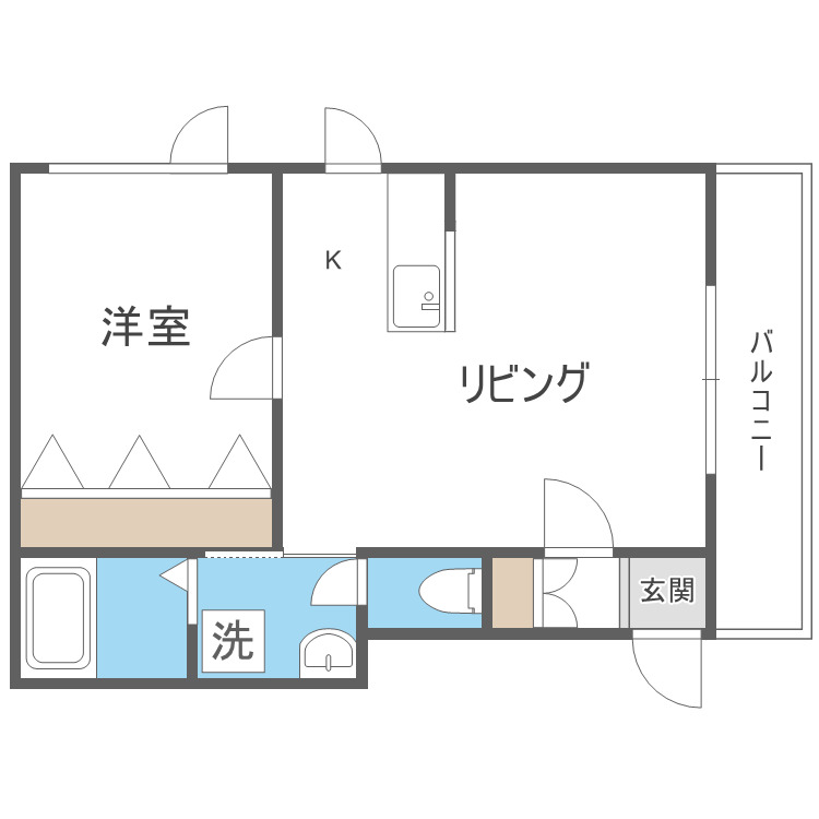 カゼッタカリーナの間取り