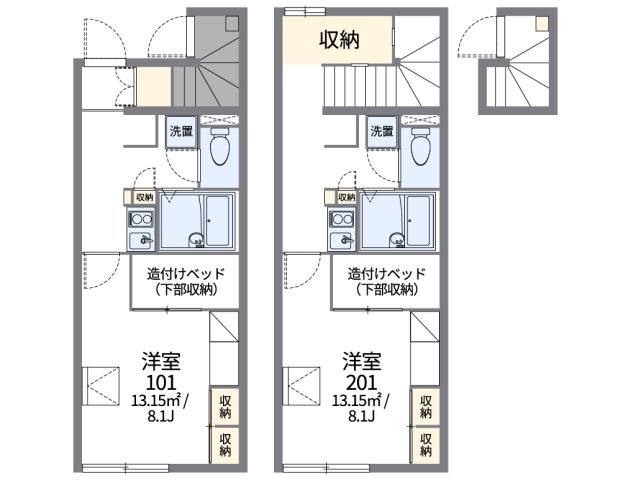 レオパレスHYTVの間取り