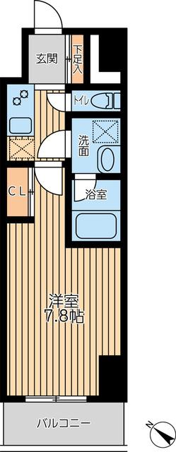 横浜市南区新川町のマンションの間取り