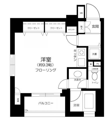 ダイアパレス赤坂の間取り