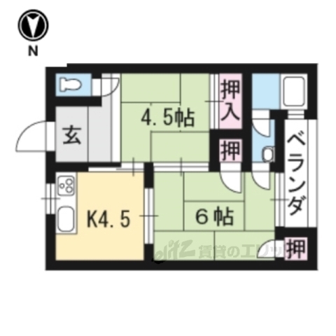 音羽マンションの間取り