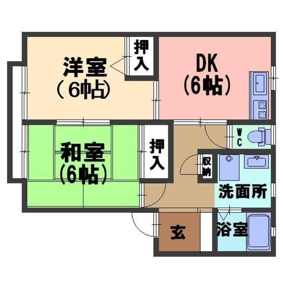 サザンウインドの間取り