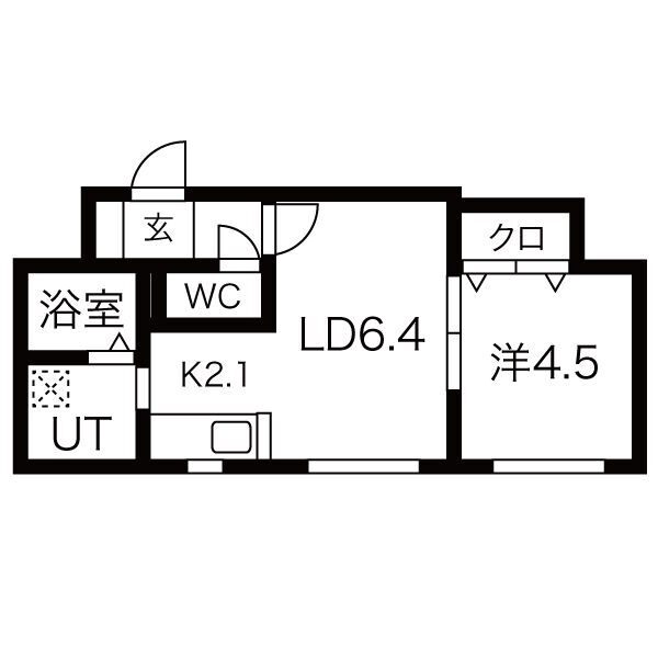 ラ・アクシアＶの間取り