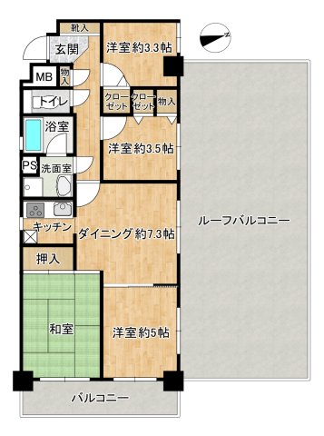 ナイスアーバン寒川の間取り