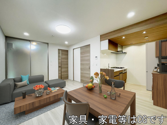 居室・リビング　家具／家電はＣＧです