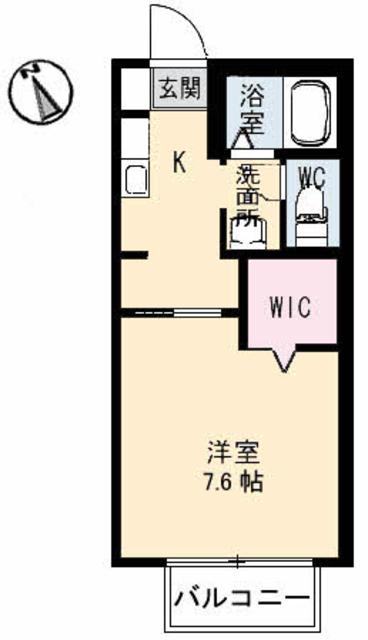 ディアス宇多津Ｂ棟の間取り