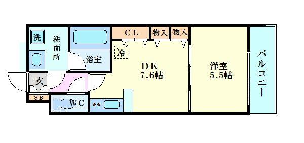 アーバネックス福島の間取り