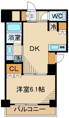 クリオコンフォート府中の間取り