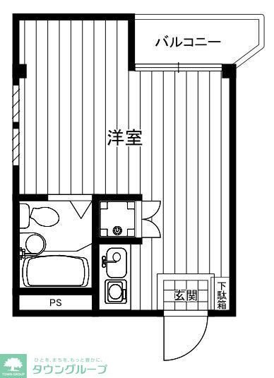 横浜市港南区日野のマンションの間取り