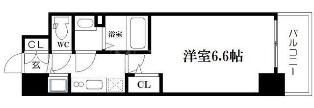 プレサンス梅田北オールの間取り