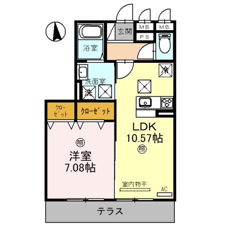 【ウエストポートの間取り】