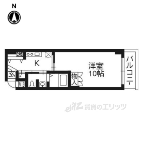 クローネ表町の間取り