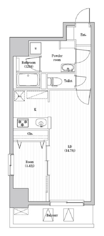 台東区根岸のマンションの間取り