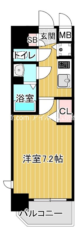 プレサンス水都OKAWAの間取り