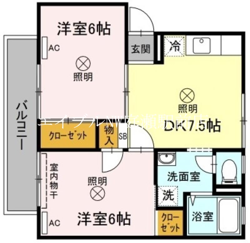 シンフォニー12の間取り