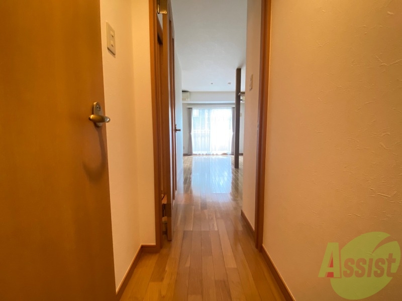 玄関　玄関からみたお部屋です。奥行きで広さが伝わるでしょうか。