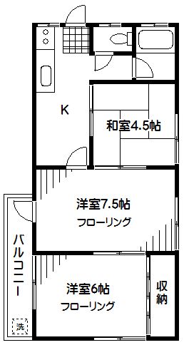 岡部マンションの間取り